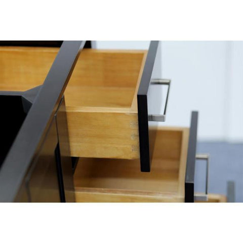 Image of Ariel Cambridge 36" Espresso Transitional Vanity Base Cabinet A037S-L-BC-ESP