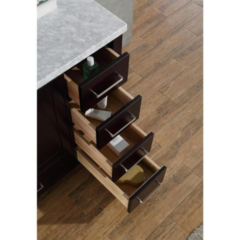 Image of Ariel Cambridge 37" Espresso Modern Bathroom Vanity A037S-L-BC-ESP