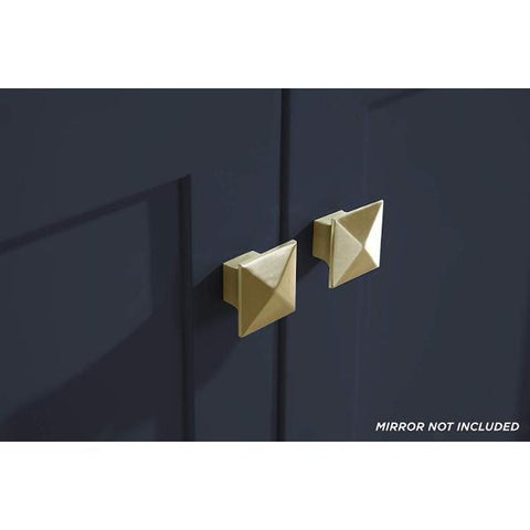 Image of Ariel Cambridge 37" Midnight Blue Modern Bathroom Vanity A037S-L-VO-MNB A037S-L-VO-MNB