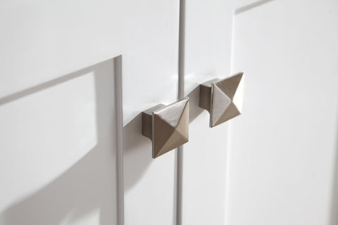 Image of Ariel Cambridge 37" Single Sink Vanity Set w/ Left Offset Sink in White A037S-L-WHT