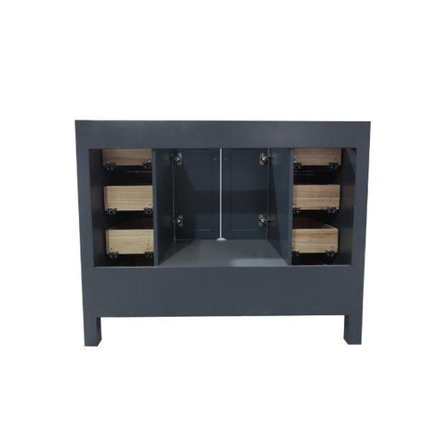 Image of Ariel Cambridge 42" Midnight Blue Transitional Vanity Base Cabinet A043S-BC-MNB A043S-BC-MNB