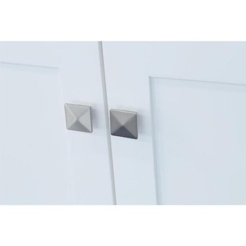 Image of Ariel Cambridge 42" White Transitional Vanity Base Cabinet A043S-BC-WHT A043S-BC-GRY