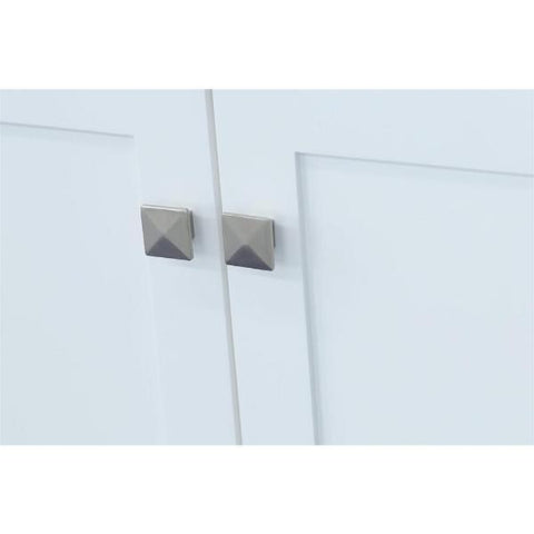 Image of Ariel Cambridge 42" White Transitional Vanity Base Cabinet A043S-R-BC-WHT A043S-R-BC-WHT