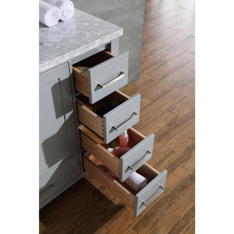 Image of Ariel Cambridge 43" Grey Modern Rectangle Sink Bathroom Vanity A043S-CWR-GRY