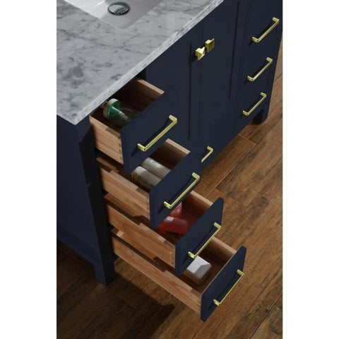 Image of Ariel Cambridge 43" Midnight Blue Modern Bathroom Vanity A043S-CWR-MNB