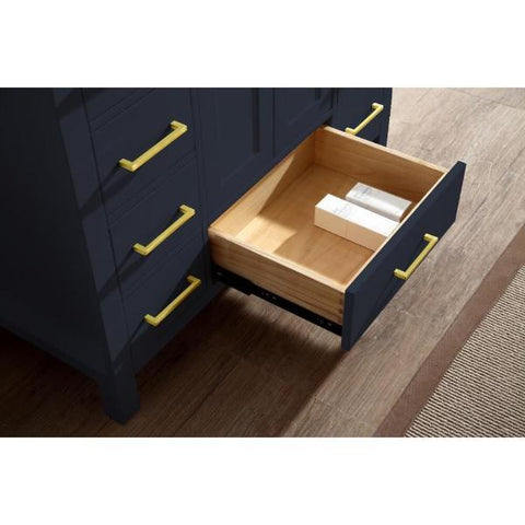 Image of Ariel Cambridge 43" Midnight Blue Modern Oval Sink Bathroom Vanity A043S-MNB