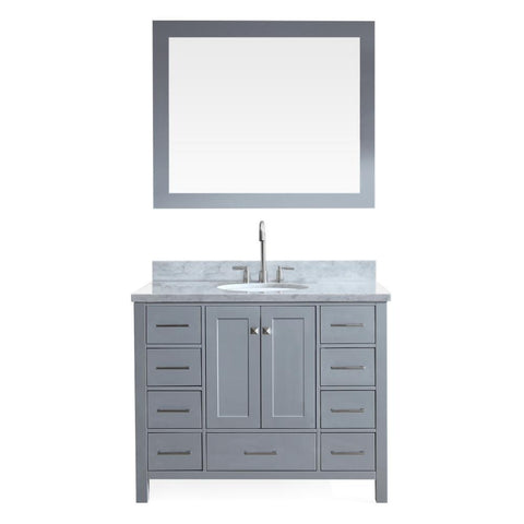 Image of Ariel Cambridge 43" Single Sink Vanity Set in Grey A043S-GRY