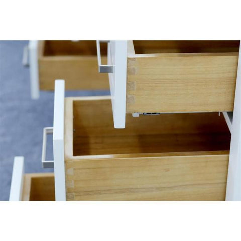 Image of Ariel Cambridge 48" White Transitional Vanity Base Cabinet A049S-BC-WHT A049S-BC-WHT