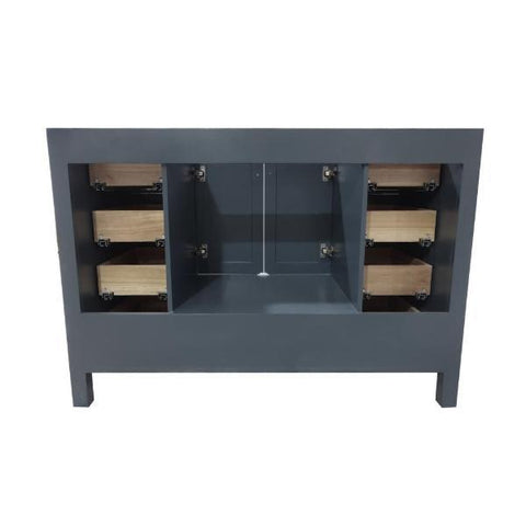 Image of Ariel Cambridge 54" Midnight Blue Transitional Vanity Base Cabinet A055S-BC-MNB A055S-BC-MNB