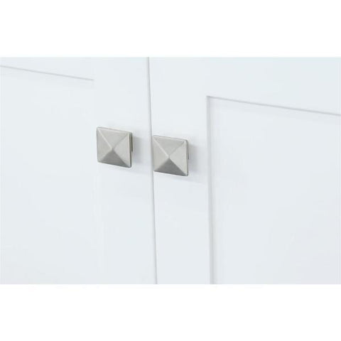 Image of Ariel Cambridge 54" White Transitional Vanity Base Cabinet A055S-BC-WHT A055S-BC-GRY