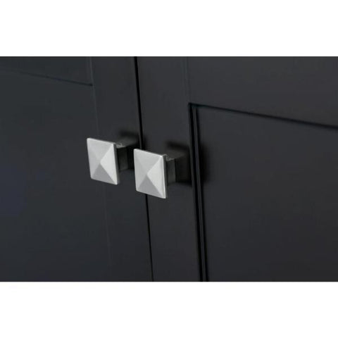 Image of Ariel Cambridge 60" Espresso Transitional Double Sink Vanity Base Cabinet A061D-BC-ESP A055S-BC-ESP