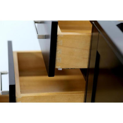 Image of Ariel Cambridge 60" Espresso Transitional Vanity Base Cabinet A061S-BC-ESP A061S-BC-ESP