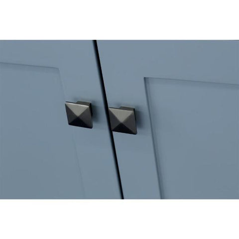 Image of Ariel Cambridge 72" Grey Transitional Vanity Base Cabinet A073D-BC-GRY A073D-BC-ESP