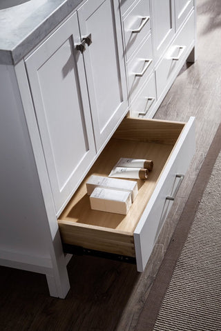 Image of Ariel Cambridge 73" Double Sink Vanity Set in White A073D-WHT