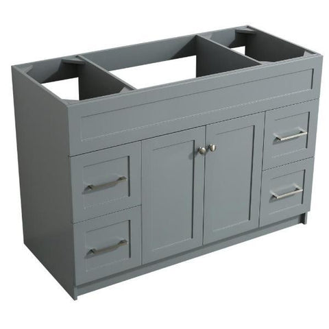 Image of Ariel Hamlet 48" Espresso Modern Single Sink Bathroom Vanity Base Cabinet F049S-BC-ESP F049S-BC-BLK