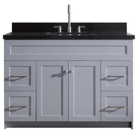 Image of Ariel Hamlet 49" Grey Modern Single Sink Vanity Set F049S-AB-GRY