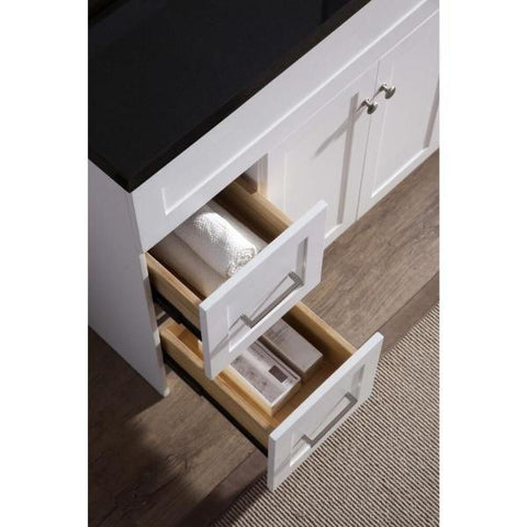 Image of Ariel Hamlet 49" White Modern Single Sink Vanity Set F049S-AB-WHT