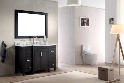 Image of Ariel Hollandale 49" Single Sink Vanity Set in Black E049S-BLK
