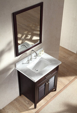 Image of Ariel Kensington 31" Single Sink Vanity Set in Espresso D031S-ESP