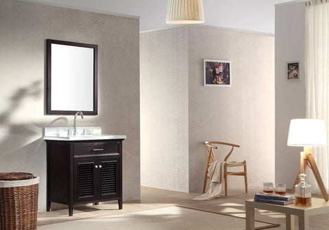 Image of Ariel Kensington 31" Single Sink Vanity Set in Espresso D031S-ESP