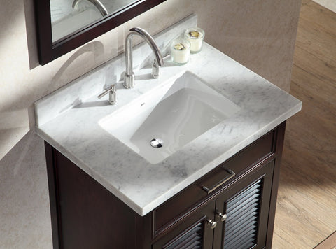 Image of Ariel Kensington 31" Single Sink Vanity Set in Espresso D031S-ESP