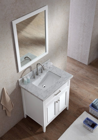 Image of Ariel Kensington 31" Single Sink Vanity Set in White D031S-WHT