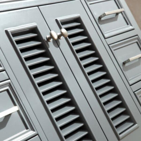 Image of Ariel Kensington 49" Grey Traditional Single Sink Bathroom Vanity D049S-GRY