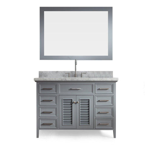 Image of Ariel Kensington 49" Single Sink Vanity Set in Grey D049S-GRY