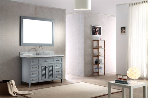 Image of Ariel Kensington 49" Single Sink Vanity Set in Grey D049S-GRY