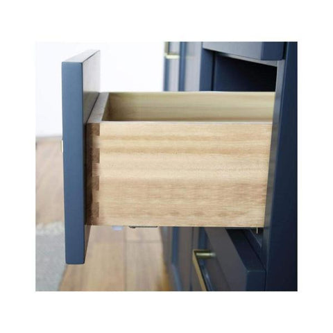 Image of Ariel Taylor 43" Midnight Blue Modern Single Sink Bathroom Vanity Q43SLB-WQO-MNB