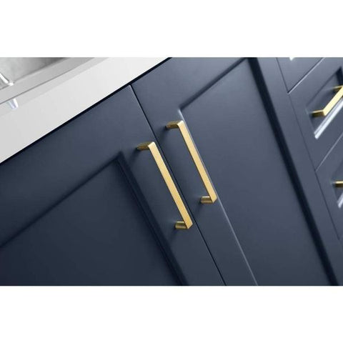 Image of Ariel Taylor 43" Midnight Blue Modern Single Sink Bathroom Vanity Q43SLB-WQO-MNB