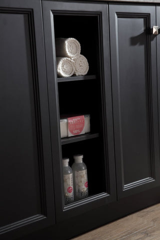 Image of Ariel Westwood 61" Double Sink Vanity Set in Black C061D-BLK