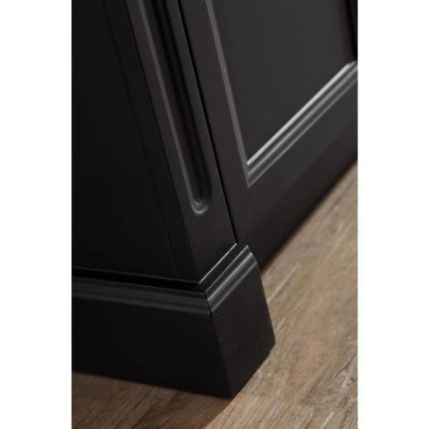 Image of Ariel Westwood 73" Black Contemporary Double Sink Bathroom Vanity C073D-BLK C073D-BLK