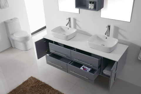 Image of Augustine 59" Double Bathroom Vanity UM-3051-S-ES