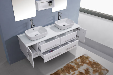 Image of Augustine 59" Double Bathroom Vanity UM-3051-S-ES
