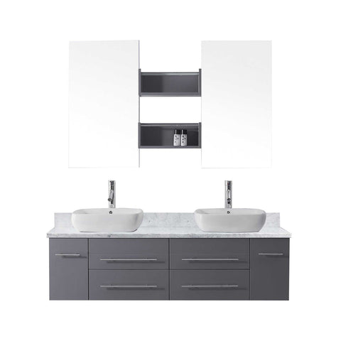 Image of Augustine 59" Double Bathroom Vanity UM-3051-WM-ES