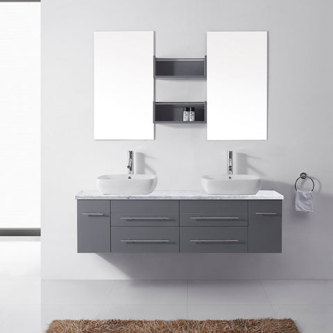 Image of Augustine 59" Double Bathroom Vanity UM-3051-WM-ES