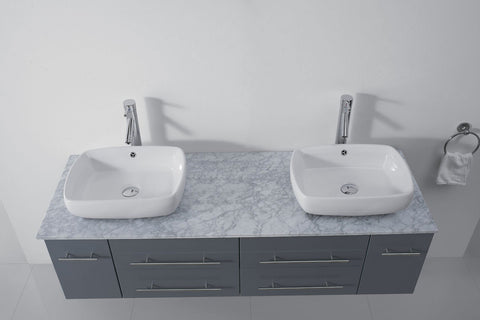 Image of Augustine 59" Double Bathroom Vanity UM-3051-WM-ES