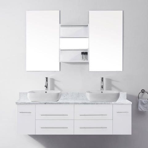 Image of Augustine 59" Double Bathroom Vanity UM-3051-WM-ES