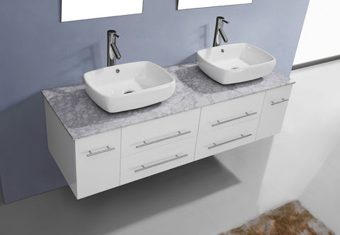 Image of Augustine 59" Double Bathroom Vanity UM-3051-WM-ES