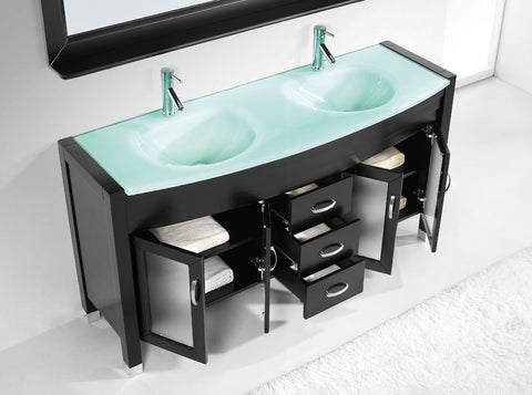 Image of Ava 63" Double Bathroom Vanity MD-499-G-ES