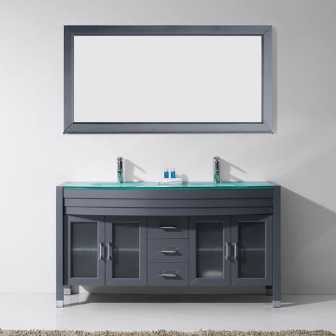 Image of Ava 63" Double Bathroom Vanity MD-499-G-ES