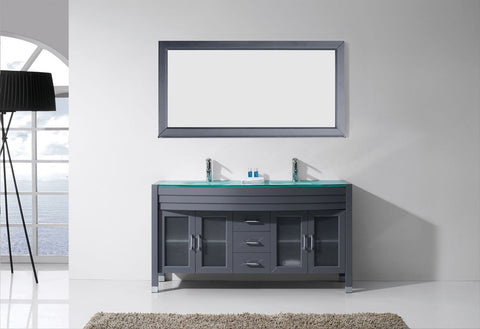 Image of Ava 63" Double Bathroom Vanity MD-499-G-ES