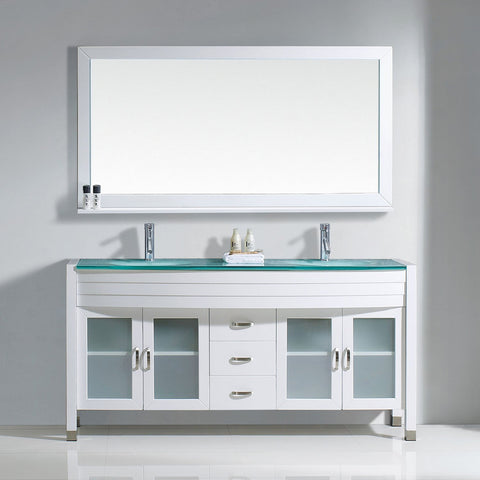 Image of Ava 63" Double Bathroom Vanity MD-499-G-ES