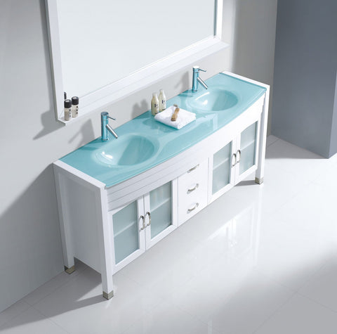 Image of Ava 63" Double Bathroom Vanity MD-499-G-ES