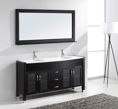 Image of Ava 63" Double Bathroom Vanity MD-499-G-ES