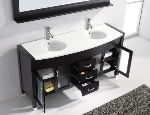 Image of Ava 63" Double Bathroom Vanity MD-499-G-ES