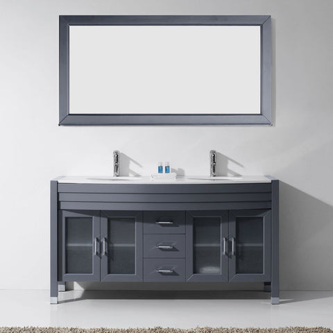 Image of Ava 63" Double Bathroom Vanity MD-499-G-ES