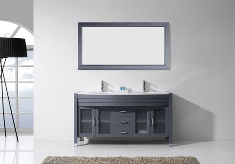 Image of Ava 63" Double Bathroom Vanity MD-499-G-ES