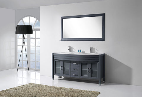 Image of Ava 63" Double Bathroom Vanity MD-499-G-ES